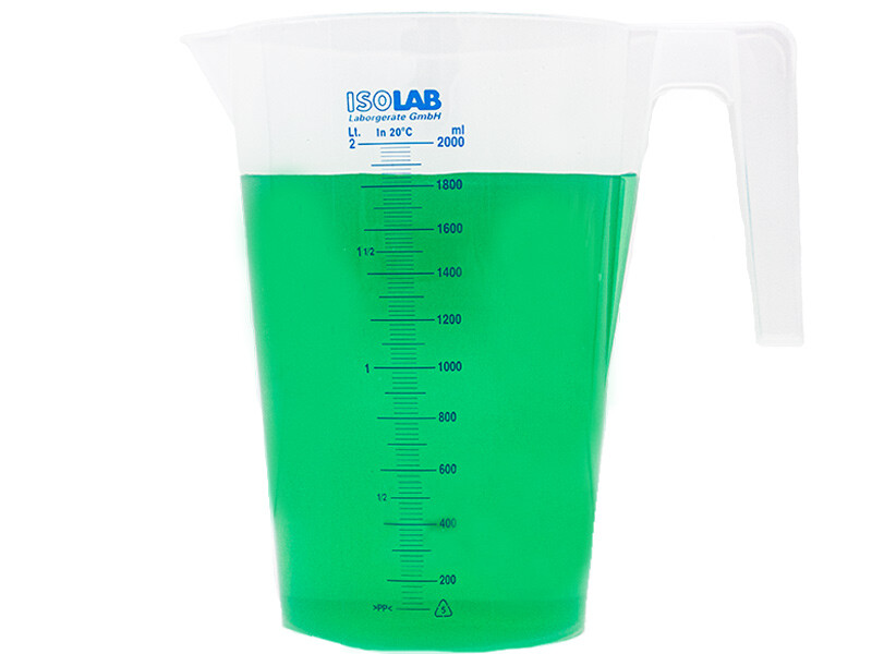 Plastik Beher - PP 2000 ML - Kimyacınız