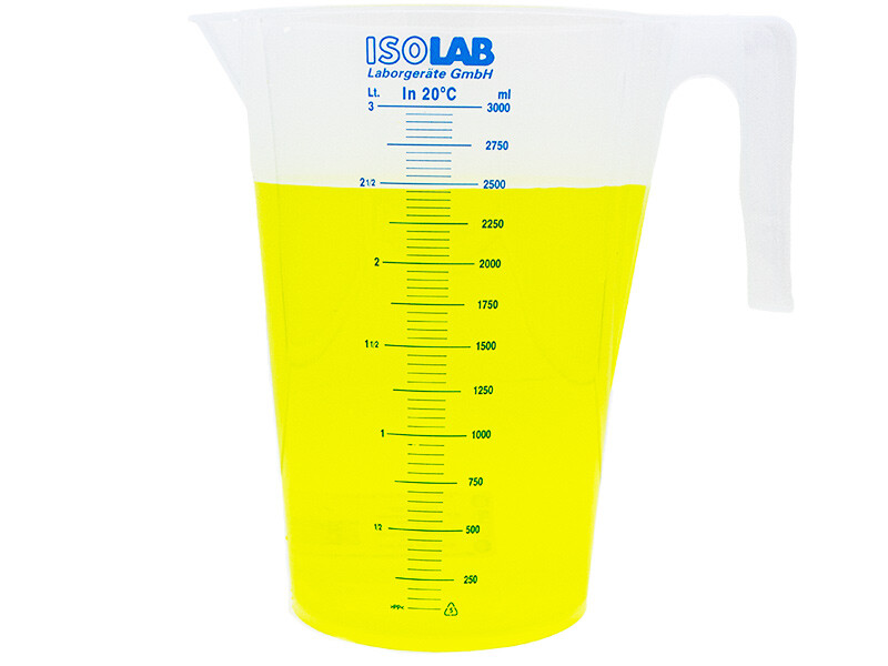 Plastik Beher - PP 3000 ML - Kimyacınız