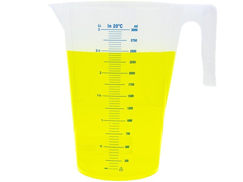 Plastik Beher - PP 3000 ML - Kimyacınız