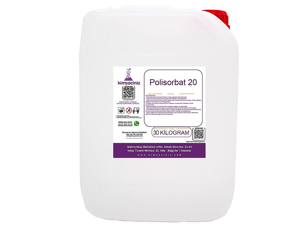 Polisorbat 20 / 30 KG - 1