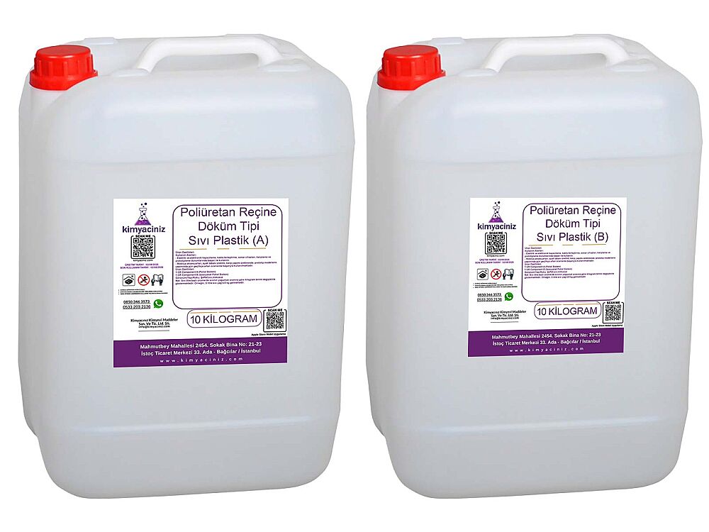 Poliüretan Reçine - Döküm Tipi Sıvı Plastik 10+10 / 20 KG - 1