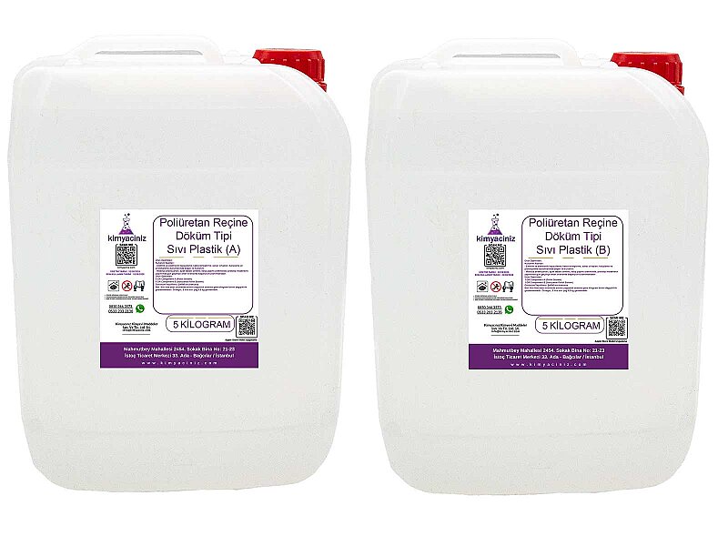 Poliüretan Reçine - Döküm Tipi Sıvı Plastik 5+5 / 10 KG - Kimyacınız