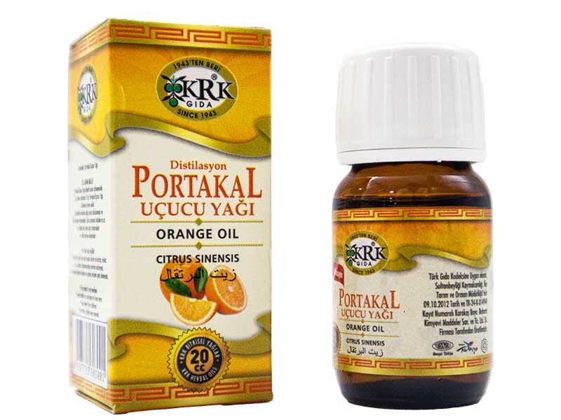 Portakal Uçucu Yağı 20 CC 12 Adet - KRK GIDA
