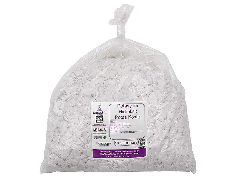 Potasyum Hidroksit - Potas Kostik 10 KG - 1