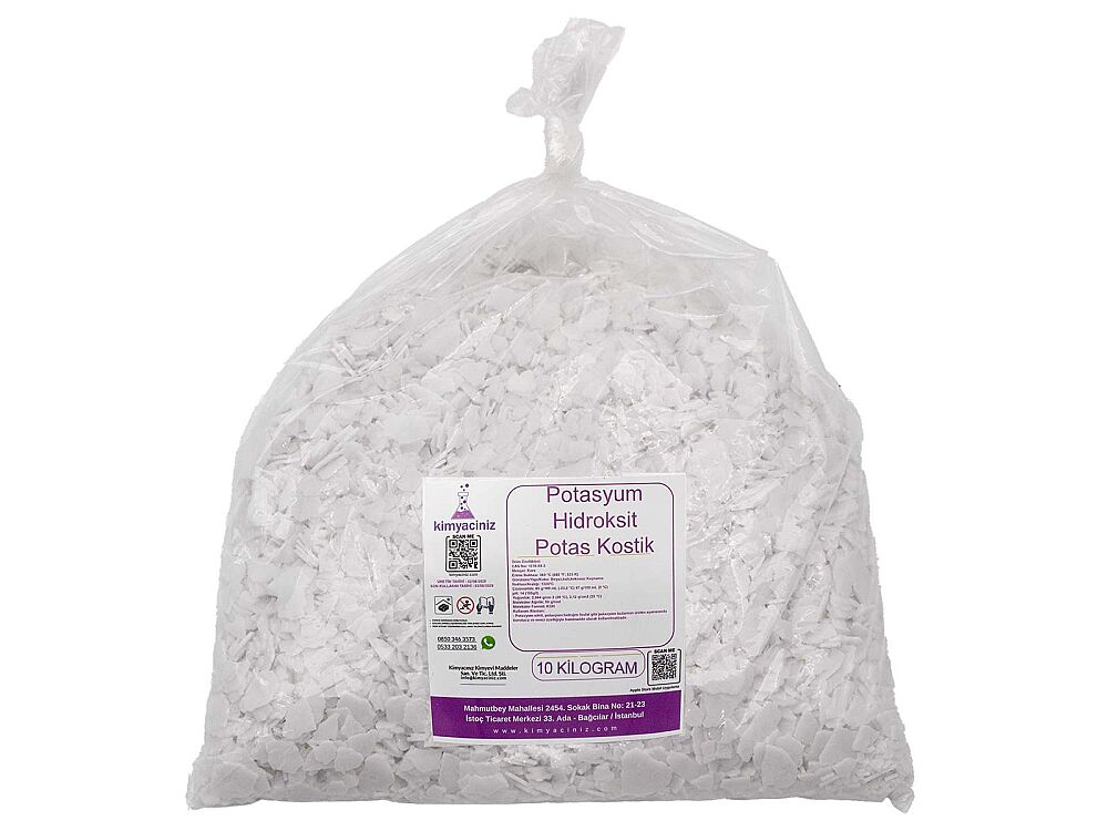 Potasyum Hidroksit - Potas Kostik 10 KG - 1