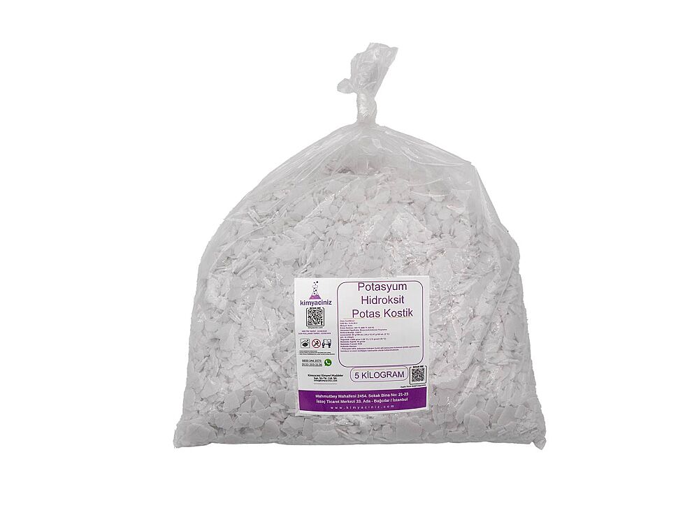 Potasyum Hidroksit - Potas Kostik 5 KG - 1