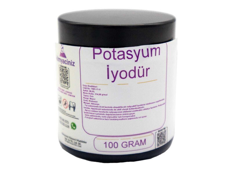 Potasyum İyodür - 100 GR - Kimyacınız