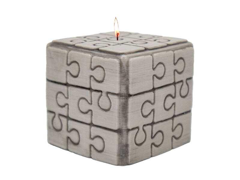 Puzzle Silikon Mum Kalıbı M-63 - 7