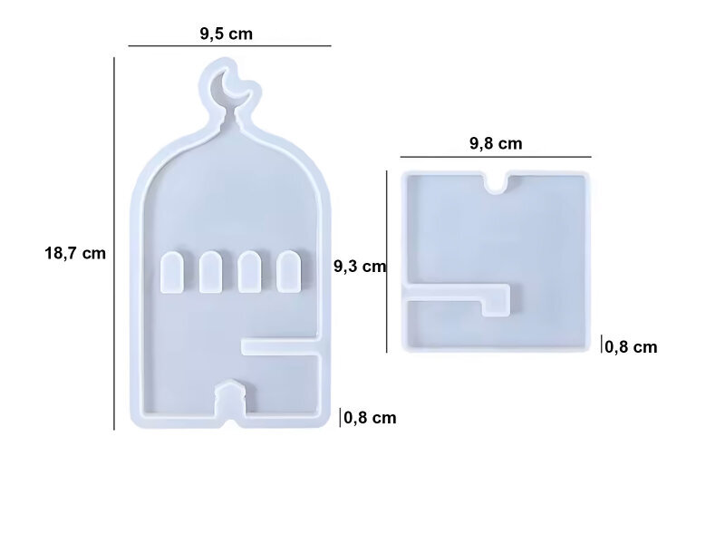 Ramazan Feneri Telefon Standı Epoksi Kalıbı EPK-890 - 4