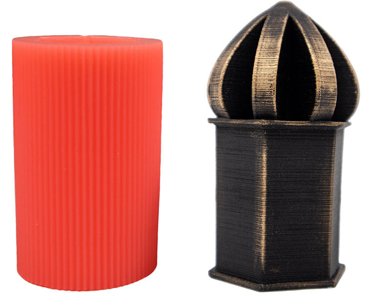 Ramazan Kubbe Silikon Mum Kalıbı M-129 - 1