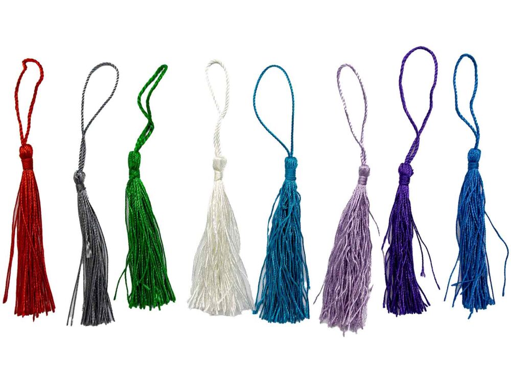 Renkli Püskül 8 Adet - 1