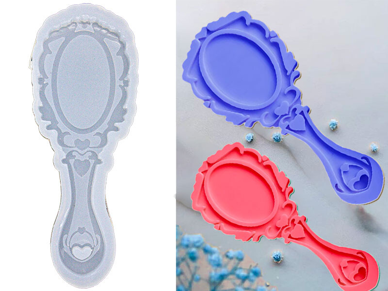 Retro El Aynası Epoksi Kalıbı EPK-776 - Kimyacınız