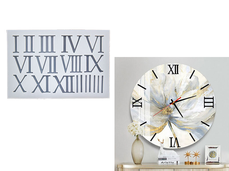 Roma Rakamları Saat Epoksi Kalıbı EPK-889 - Kimyacınız