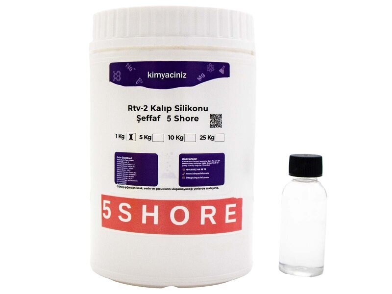 Rtv-2 Kalıp Silikonu Şeffaf 5 Shore 1 KG - Diğer