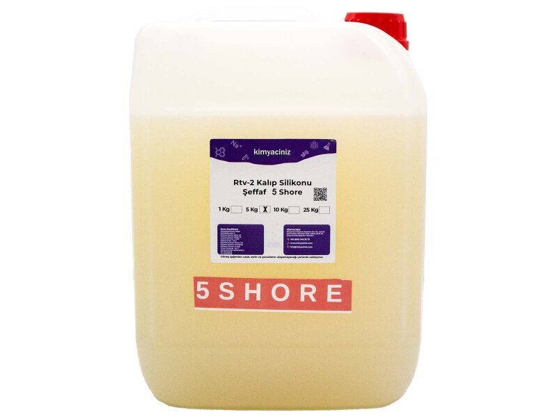 Rtv-2 Kalıp Silikonu Şeffaf 5 Shore 5 KG - Diğer