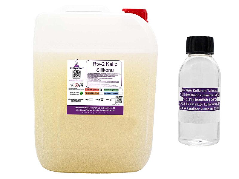 Rtv-2 Kalıp Silikonu Şeffaf 5 Shore 5 KG - Diğer