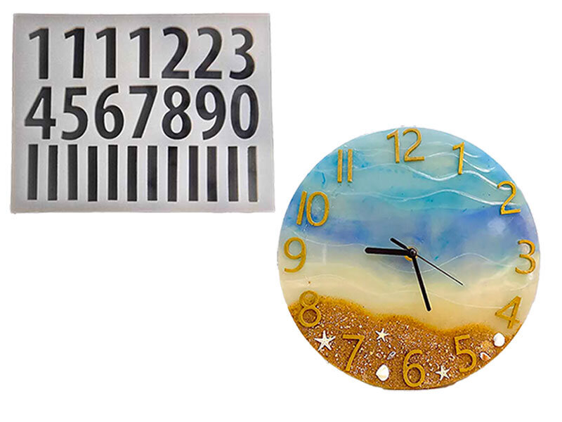 Saat Rakamları Epoksi Kalıbı EPK-888 - Kimyacınız