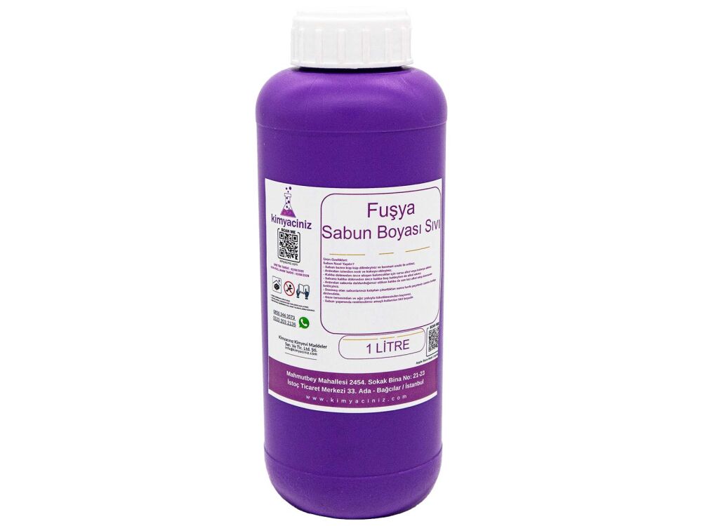 Fuşya Sabun Boyası - Sıvı 1 LT - 1