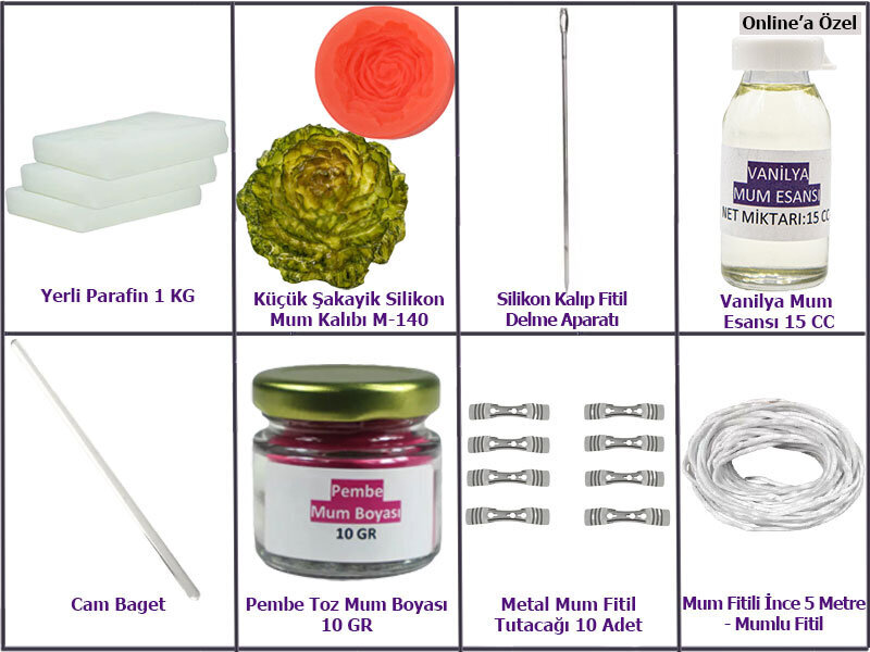 Şakayik Mum Yapım Seti - Kimyacınız