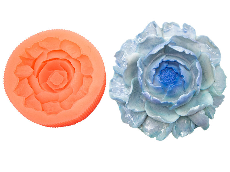 Şakayık Orta Boy Silikon Mum Kalıbı M-267 - 1