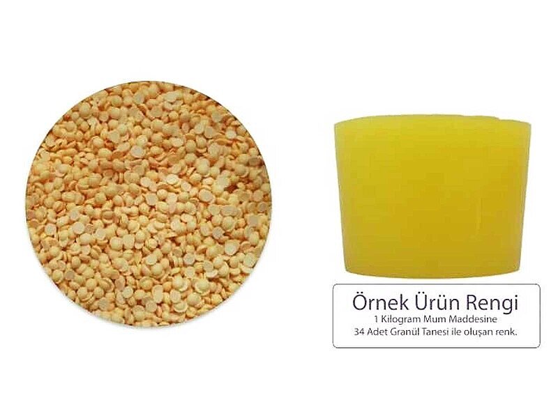 Sarı Granül Mum Boyası 1 KG - 2
