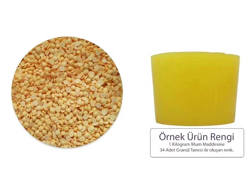Sarı Granül Mum Boyası 1 KG - 2