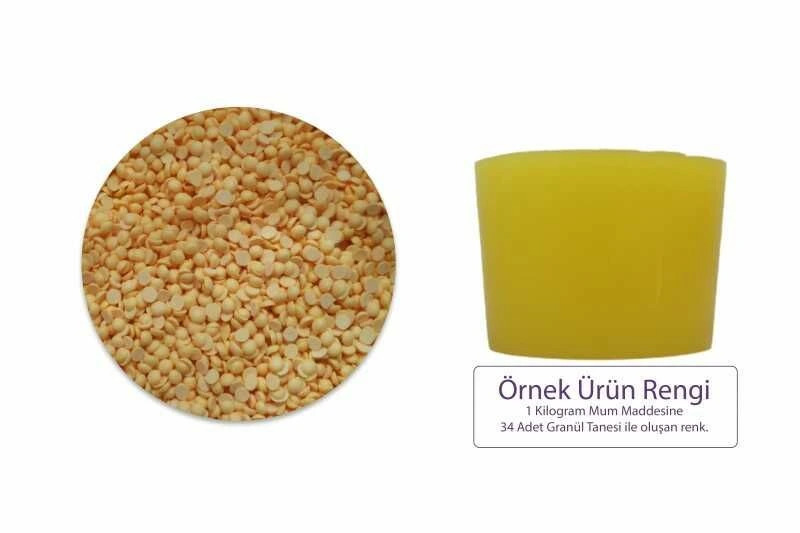 Sarı Granül Mum Boyası 100 GR - 2