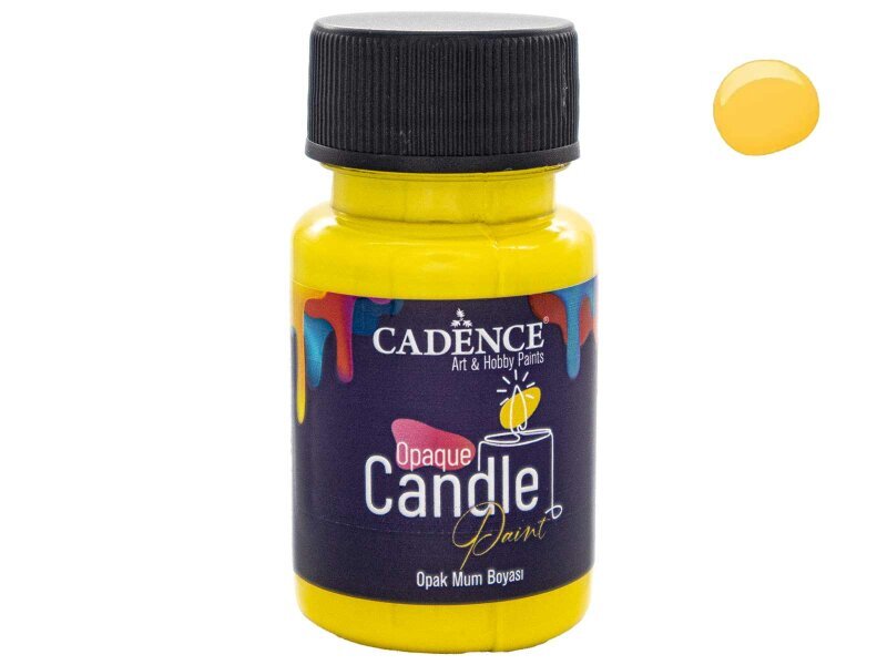 Sarı Opak Mum Boyası Cadence CDL 04 50 ml - Cadence