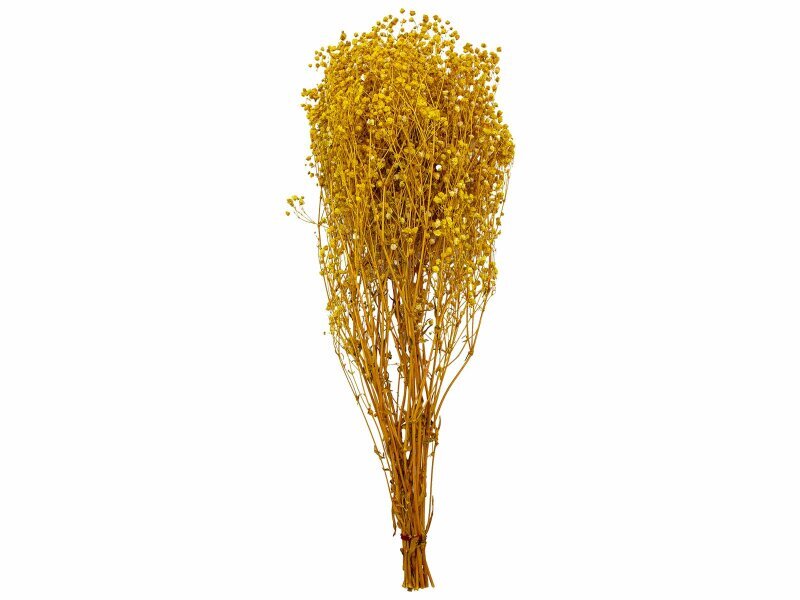 Sarı Şoklanmış Cipso - Kuru Çiçek Demeti - 1