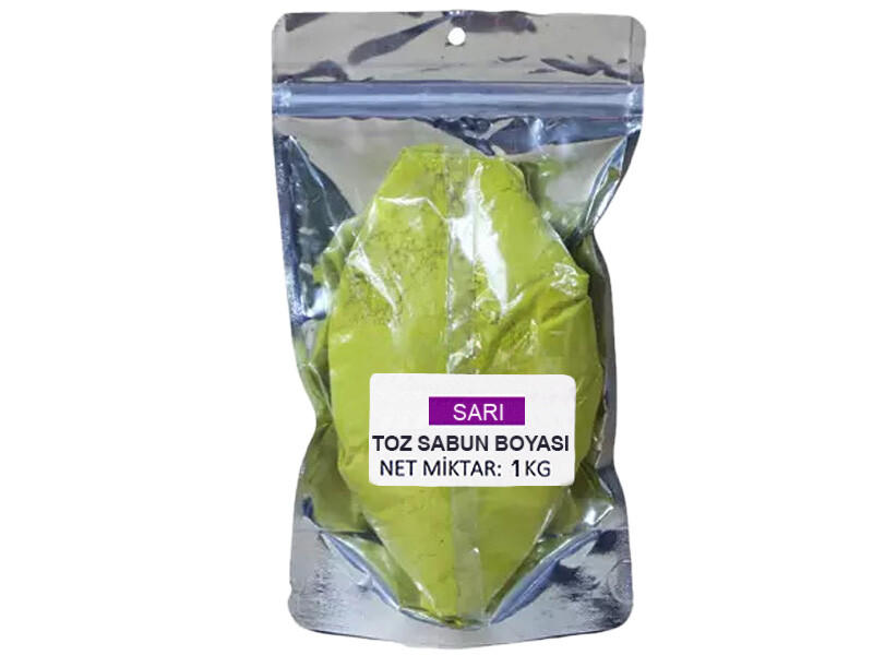 Sarı Toz Doğal Sabun Boyası 1 KG - Kimyacınız