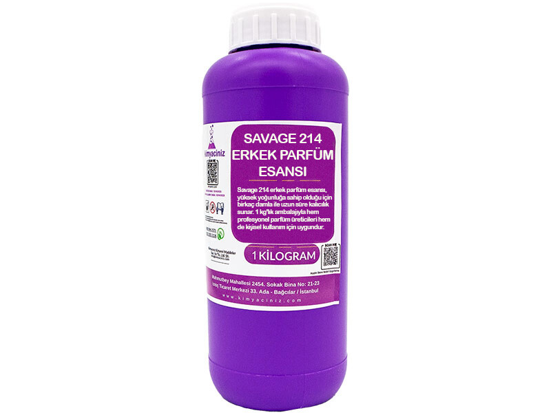 Savage 214 Erkek Parfüm Esansı 1 KG - Kimyacınız