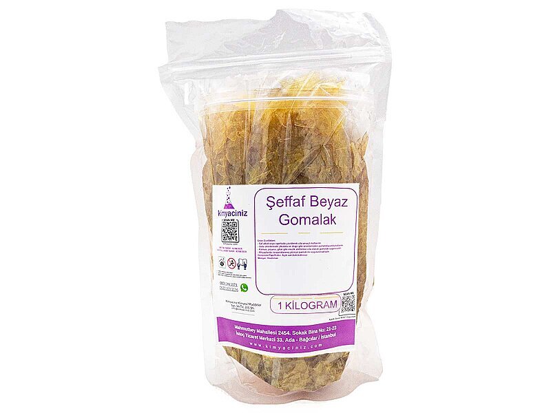 Şeffaf Beyaz Gomalak 1 KG - Kimyacınız