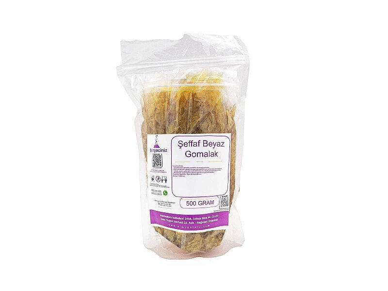 Şeffaf Beyaz Gomalak 500 GR - Kimyacınız