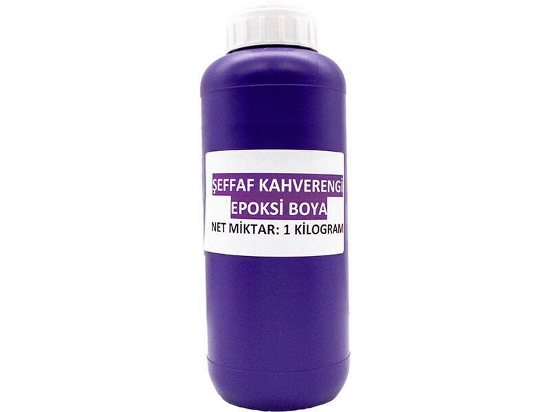 Şeffaf Kahverengi Epoksi Boya 1 KG - Kimyacınız