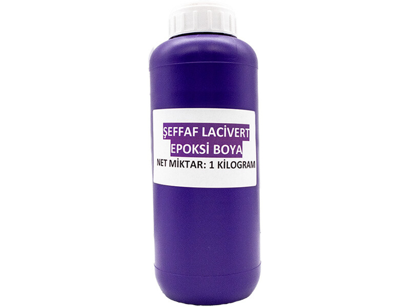 Şeffaf Lacivert Epoksi Boya 1 KG - Kimyacınız
