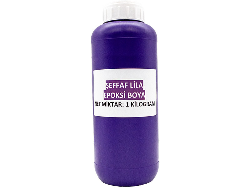 Şeffaf Lila Epoksi Boya 1 KG - Kimyacınız