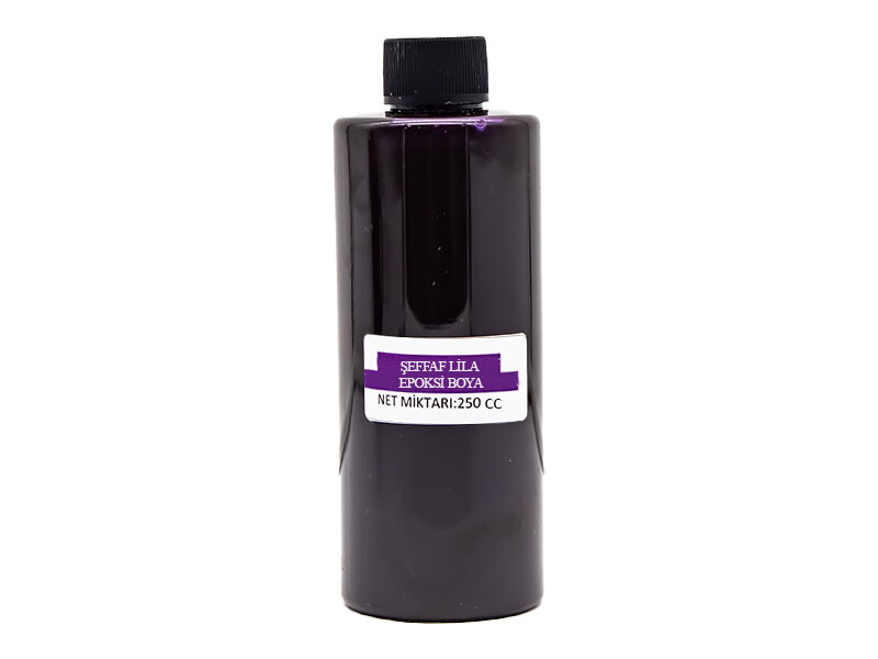 Şeffaf Lila Epoksi Boya 250 CC - Kimyacınız