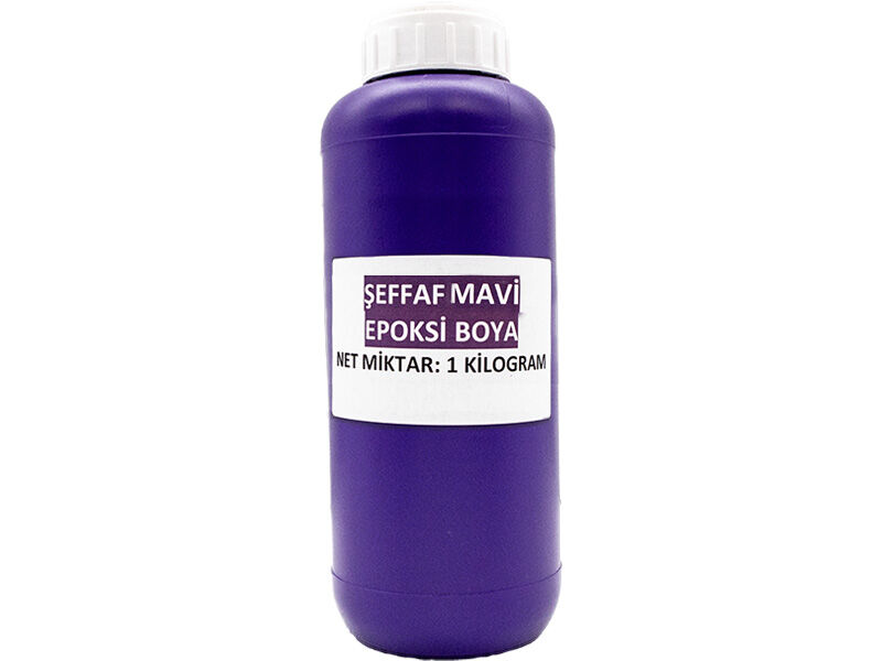 Şeffaf Mavi Epoksi Boya 1 KG - 1