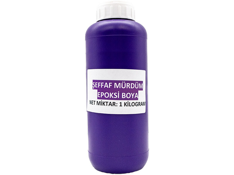 Şeffaf Mürdüm Epoksi Boya 1 KG - Kimyacınız