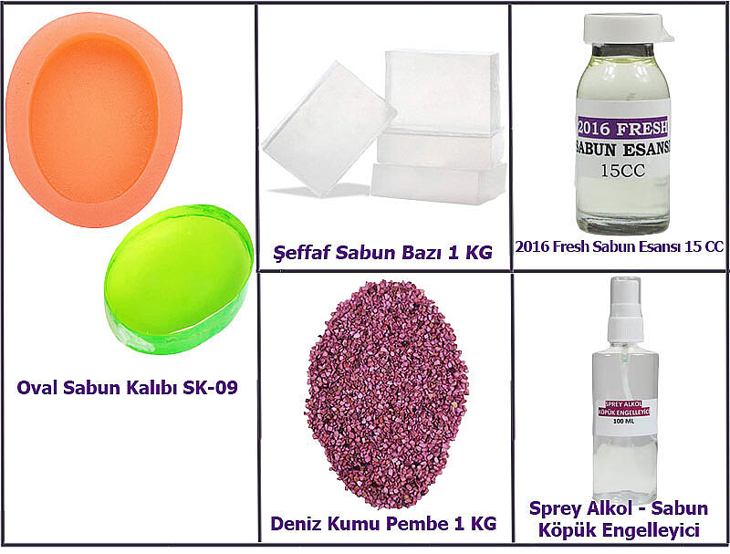 Şeffaf Sabun Yapım Seti Mini - 1