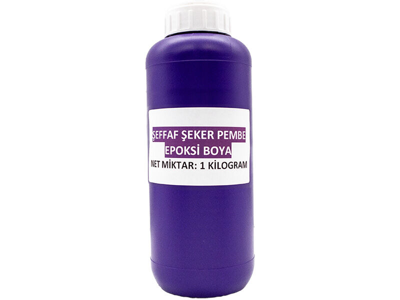 Şeffaf Şeker Pembe Epoksi Boya 1 KG - 1