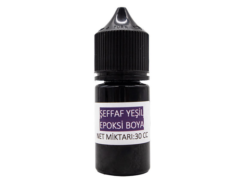 Şeffaf Yeşil Epoksi Boya 30 CC - 1