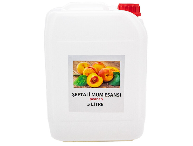 Şeftali Mum Esansı 5 LT - Kimyacınız