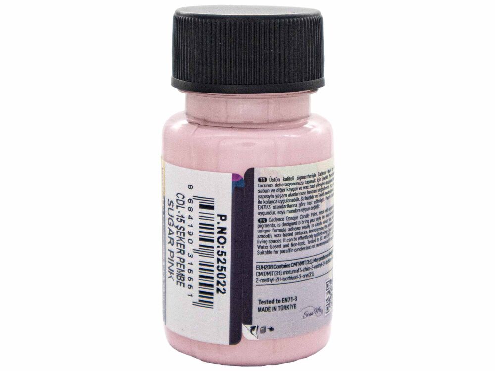 Şeker Pembe Opak Mum Boyası Cadence CDL 15 50 ml - 2