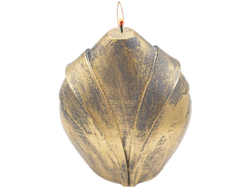 Şeritli Oval Silikon Mum Kalıbı M-152 - 11