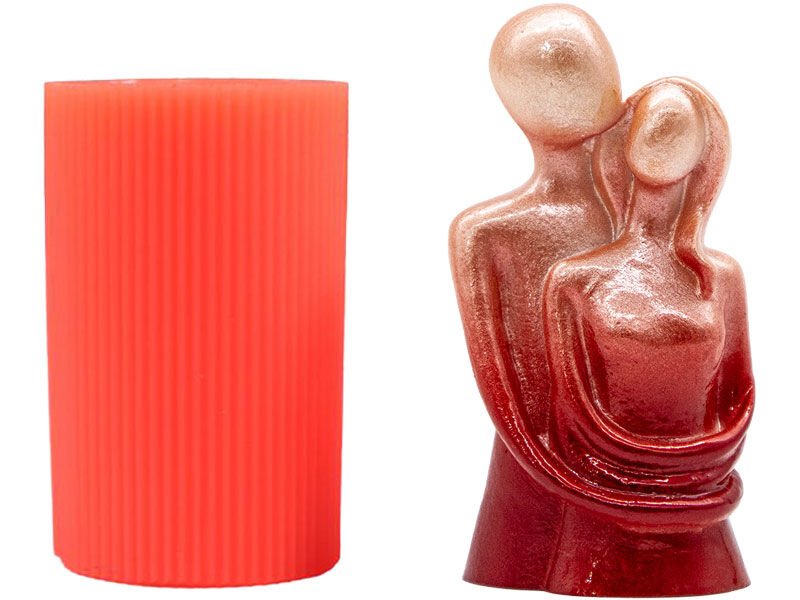 Sevgililer Günü Silikon Mum Kalıbı M-123 - 1