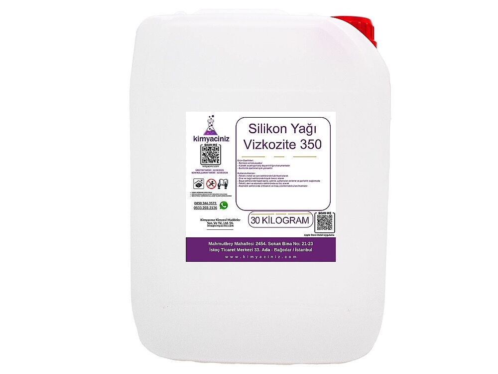Silikon Yağı - Vizkozite 350 - 30 KG - 1