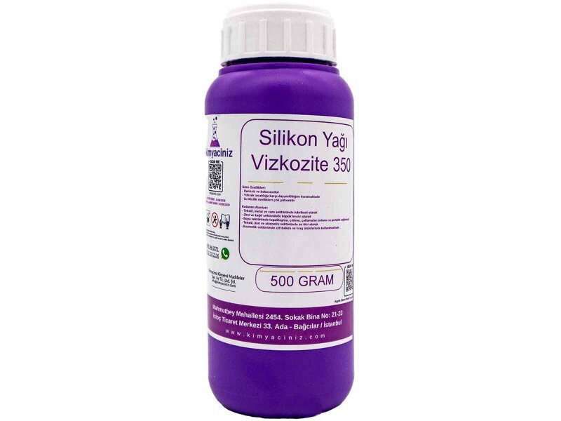 Silikon Yağı - Vizkozite 350 - 500 GR - Kimyacınız