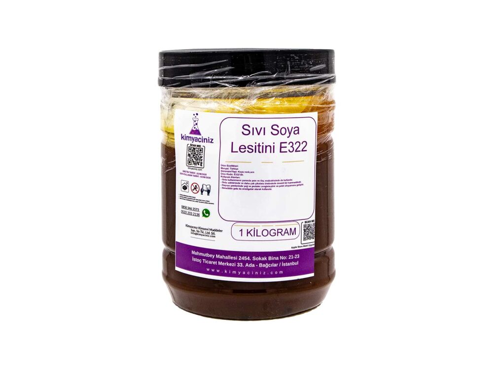 Sıvı Soya Lesitini E322 1 KG - 1