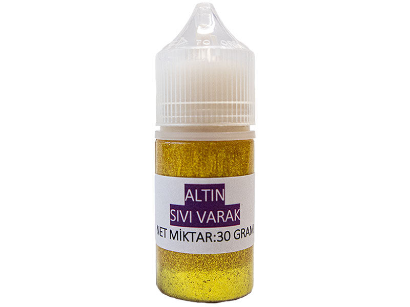 Sıvı Varak Epoksi Reçine Boyası Altın 30 GR - 1